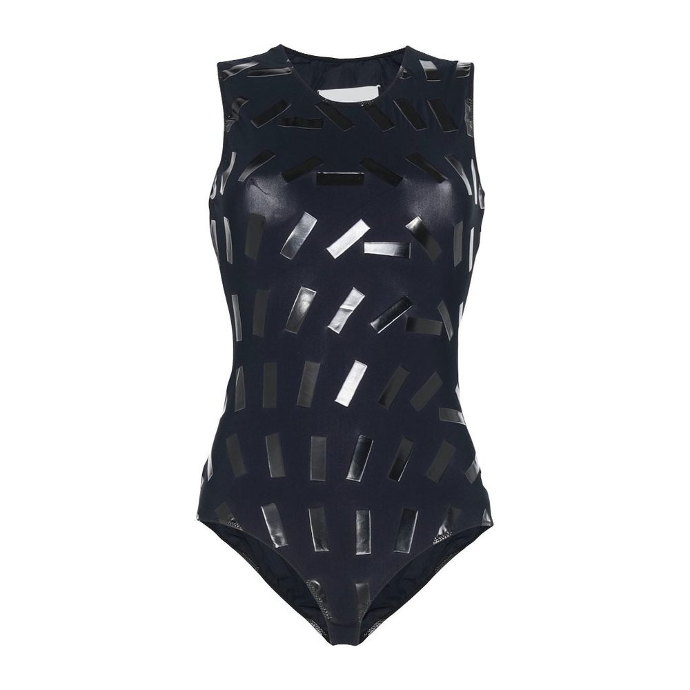 NEW Maison Margiela Black Bodysuit Sleeveless Stretch 36IT NWT